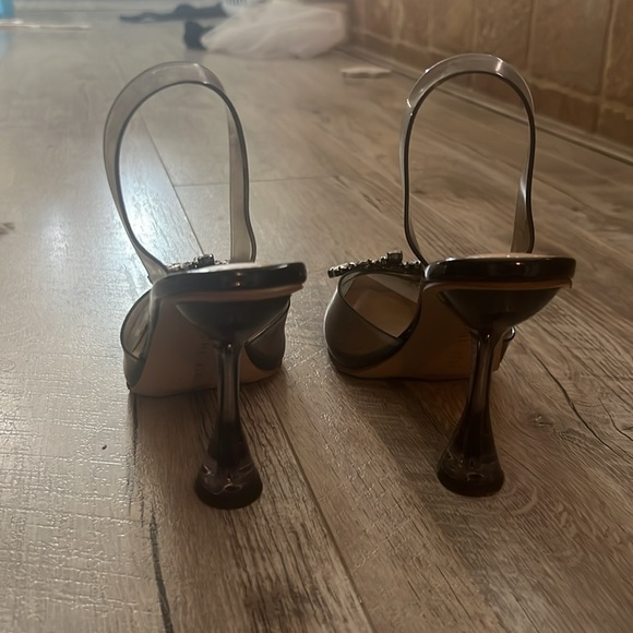 Gianni Bini black sparkle heels - Picture 2 of 5